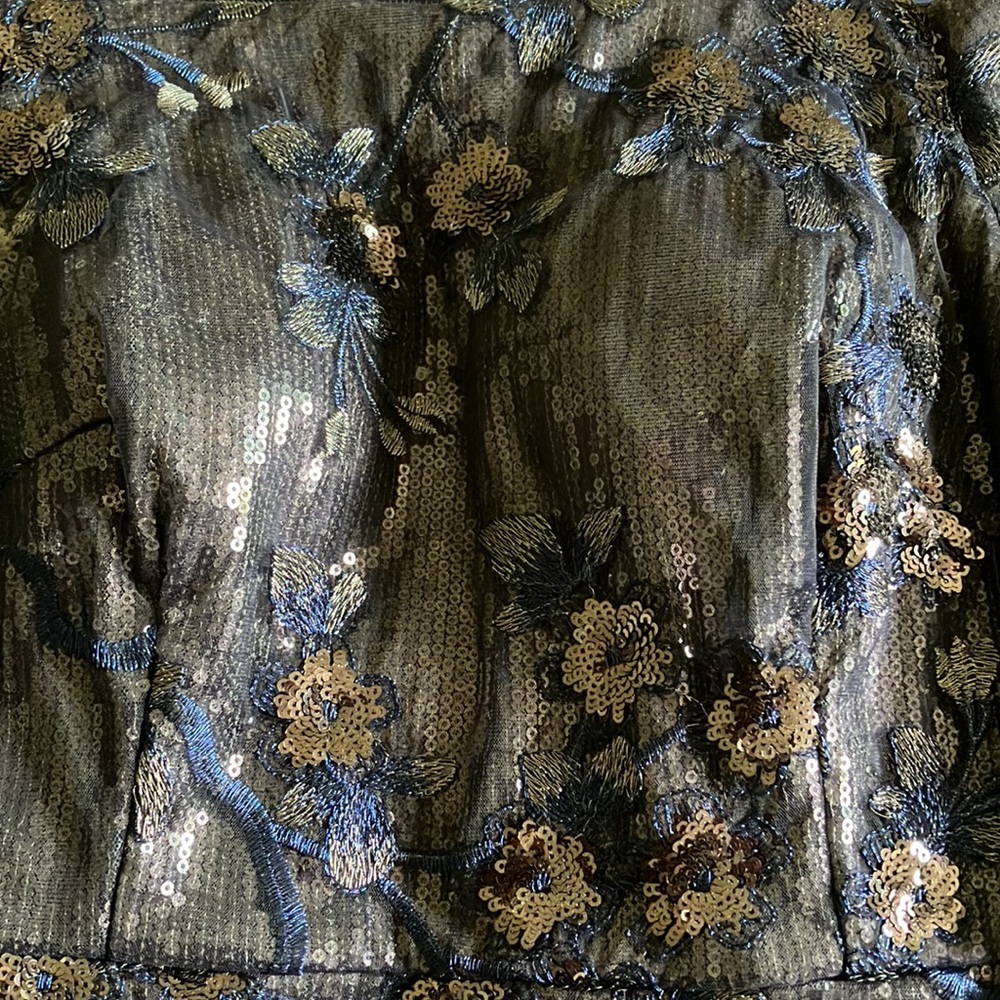 Aidan Mattox off shoulder sequined gown - Picture 5 of 7